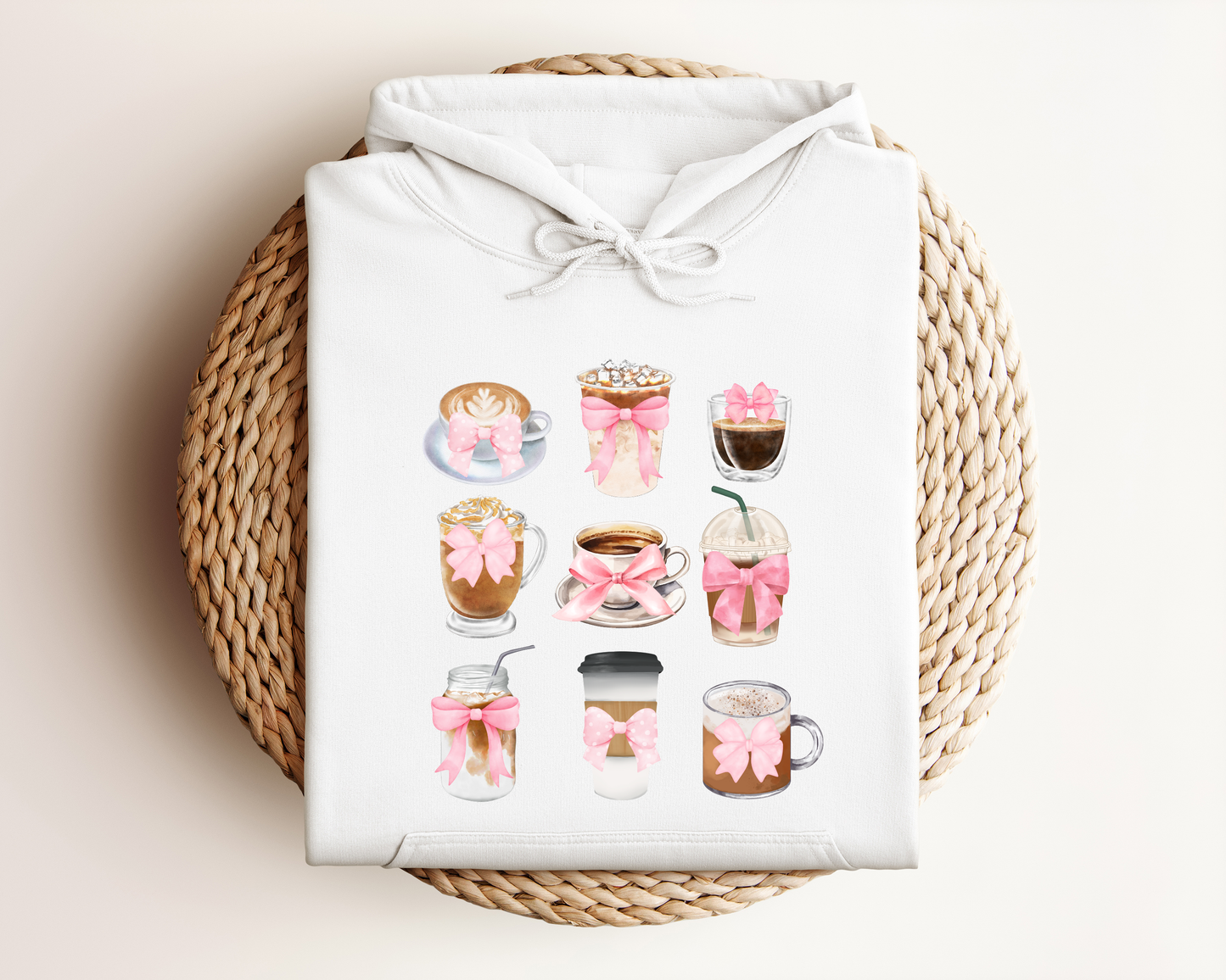 COFFEE AND BOWS HOODIE