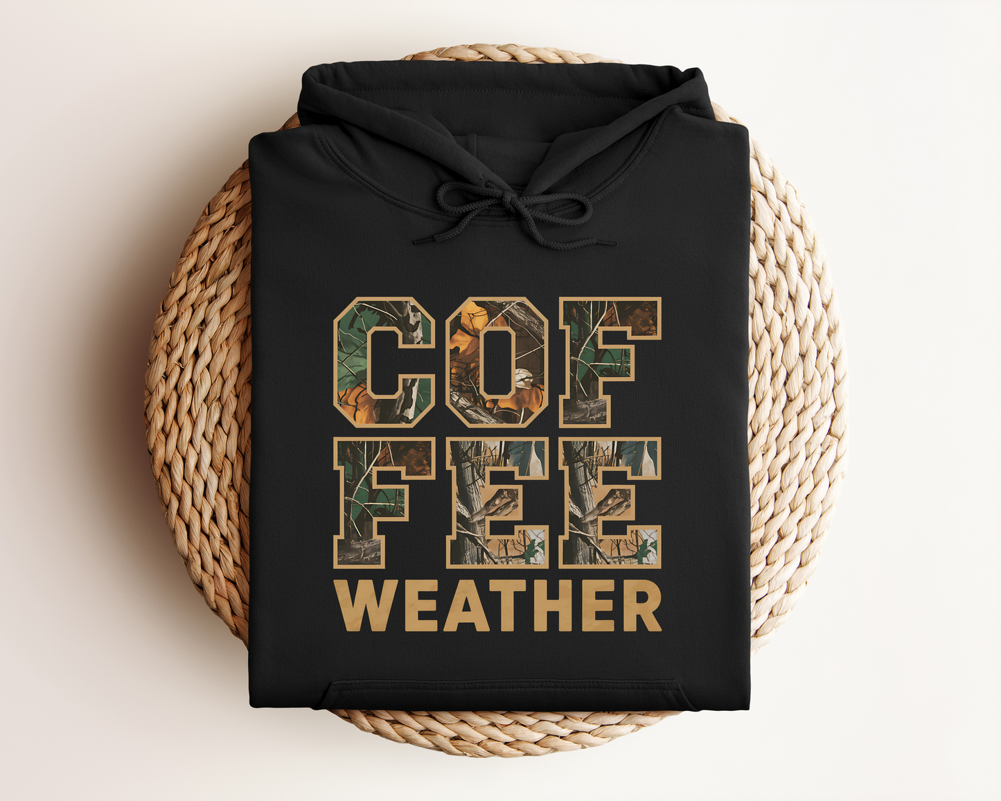 COFFEE WEATHER CAMO HOODIE
