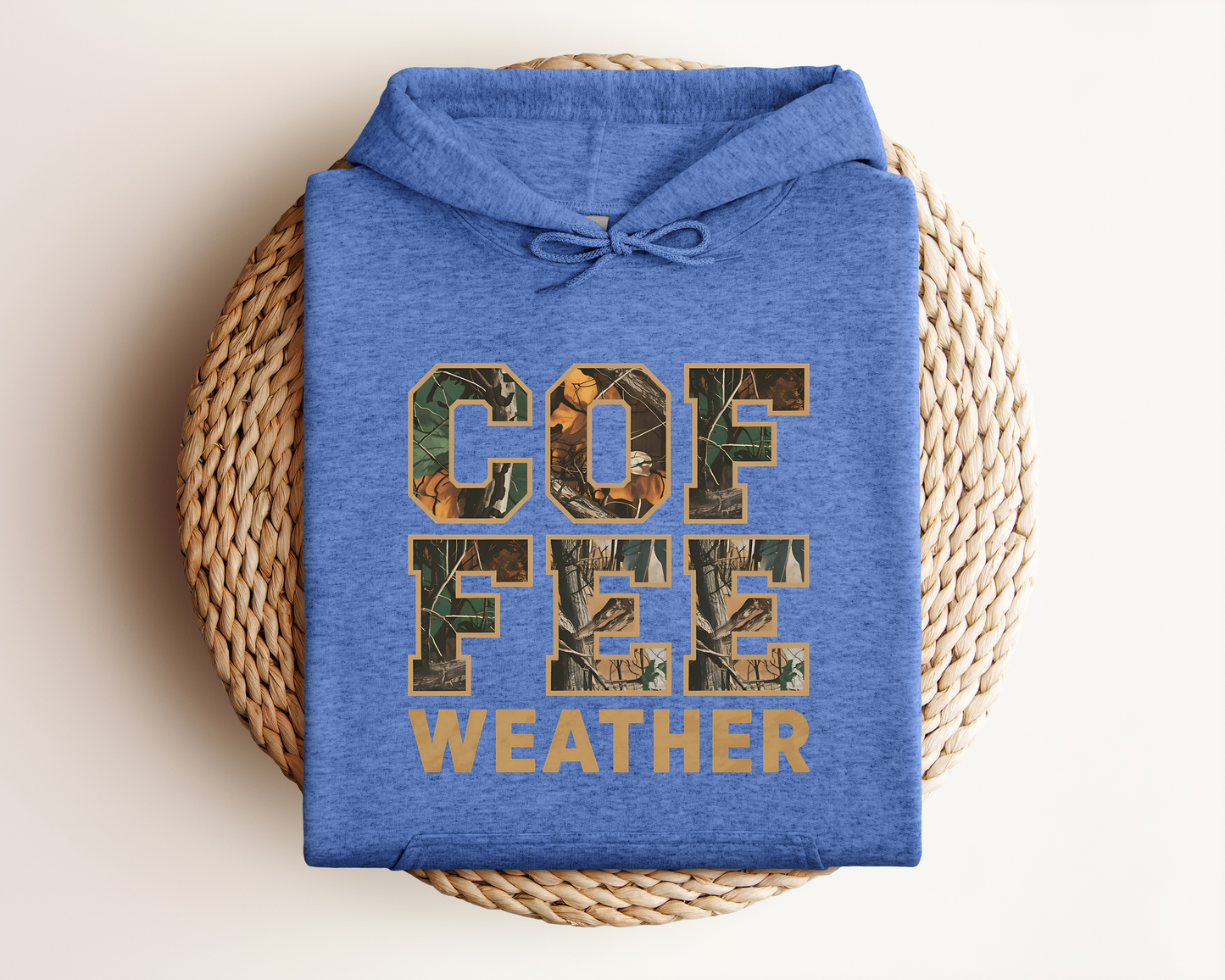 COFFEE WEATHER CAMO HOODIE
