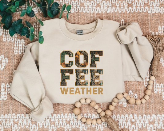 COFFEE WEATHER CAMO CREW