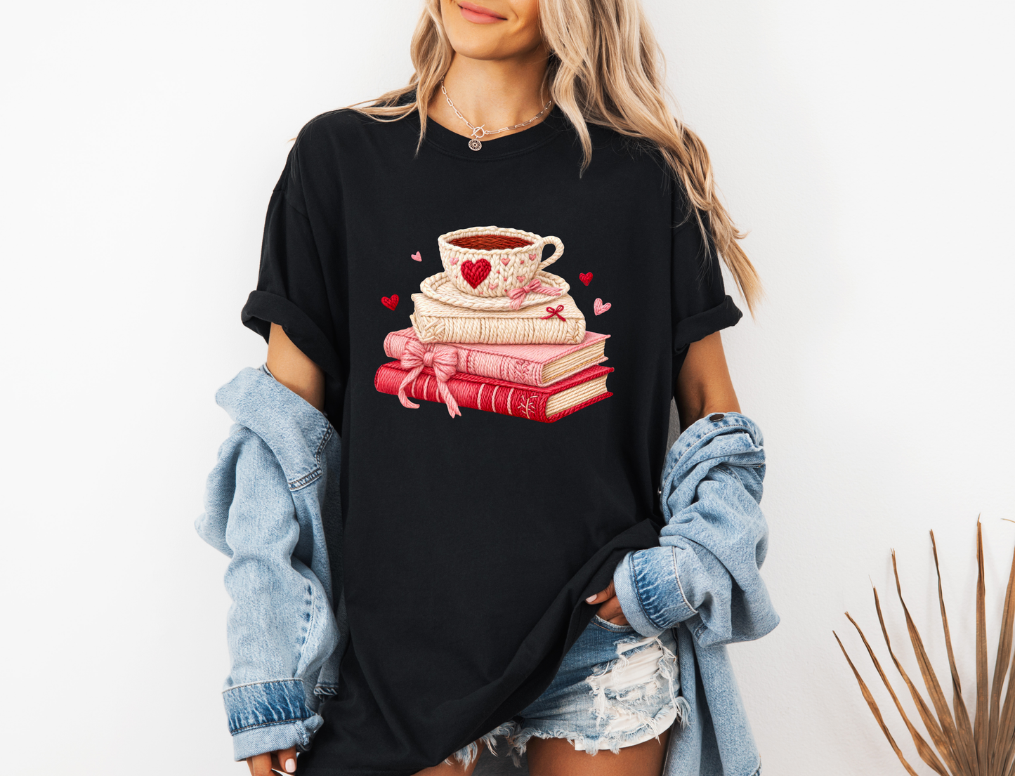 *NEW* CROCHET BOOKS AND COFFEE CC SHIRT
