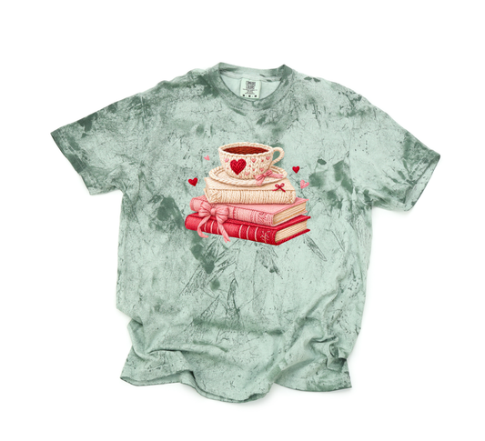 *NEW* CROCHET BOOKS AND COFFEE CC SHIRT
