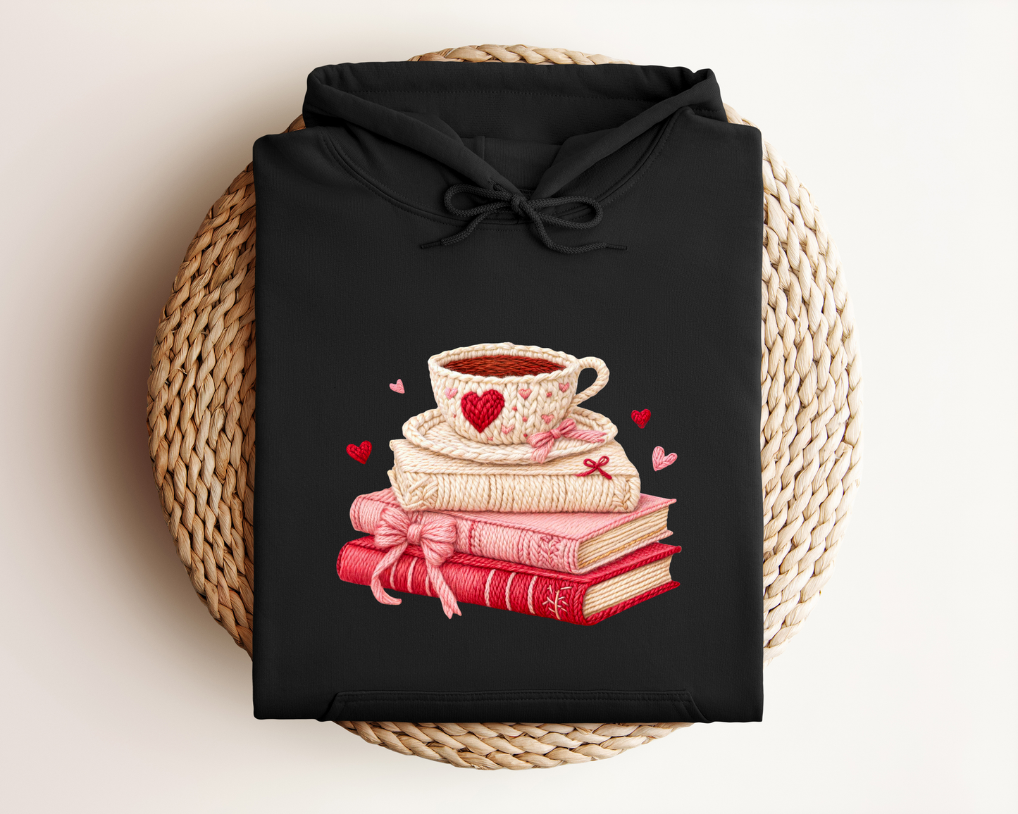 *NEW* CROCHET BOOKS AND COFFEE HOODIE
