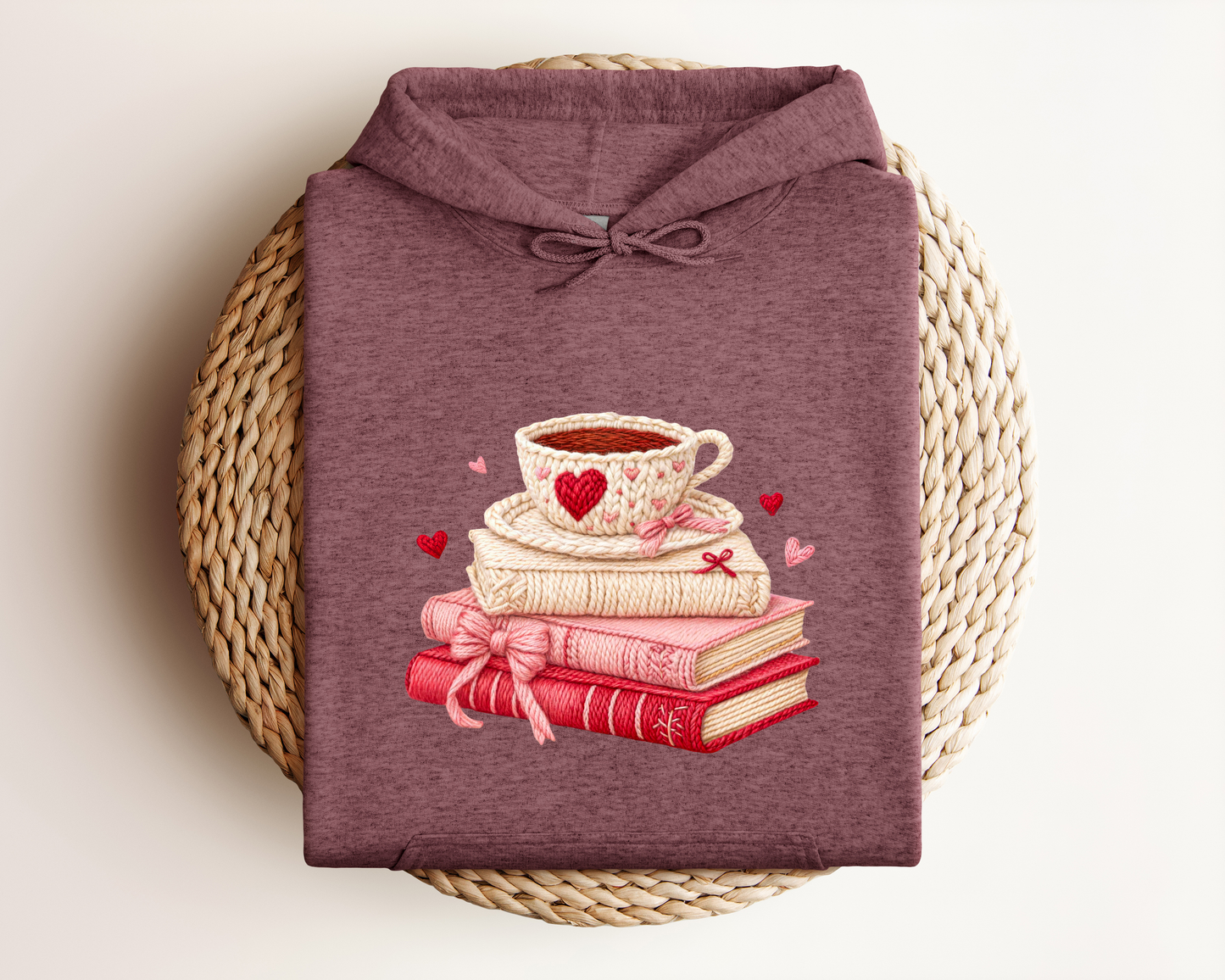 *NEW* CROCHET BOOKS AND COFFEE HOODIE