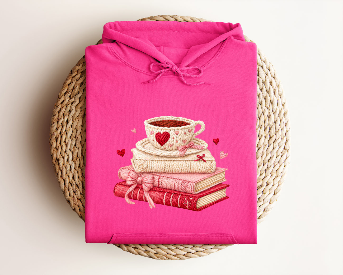 *NEW* CROCHET BOOKS AND COFFEE HOODIE