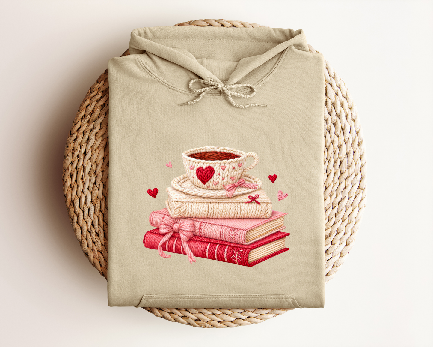 *NEW* CROCHET BOOKS AND COFFEE HOODIE