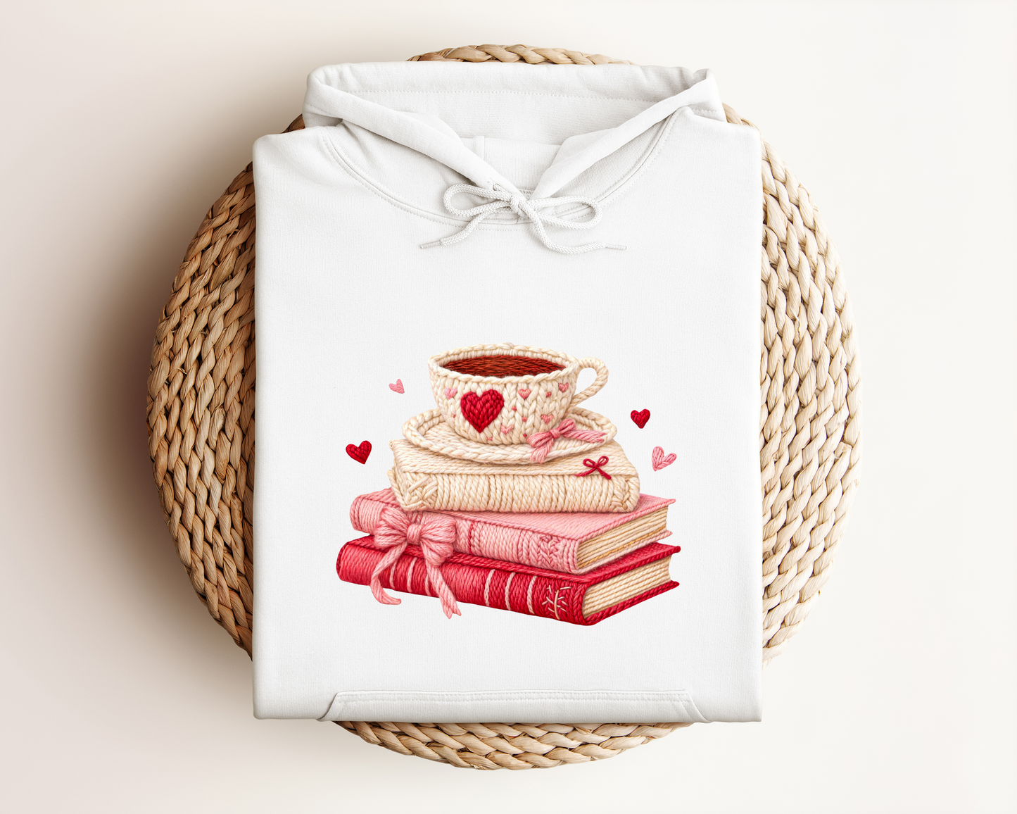 *NEW* CROCHET BOOKS AND COFFEE HOODIE