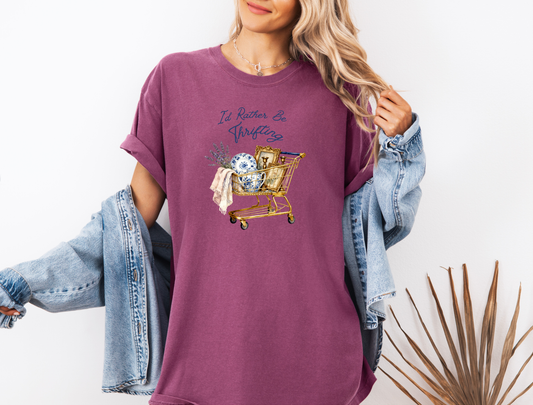 I'D RATHER BE THRIFTING CC SHIRT