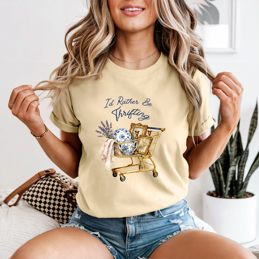I'D RATHER BE THRIFTING CC SHIRT
