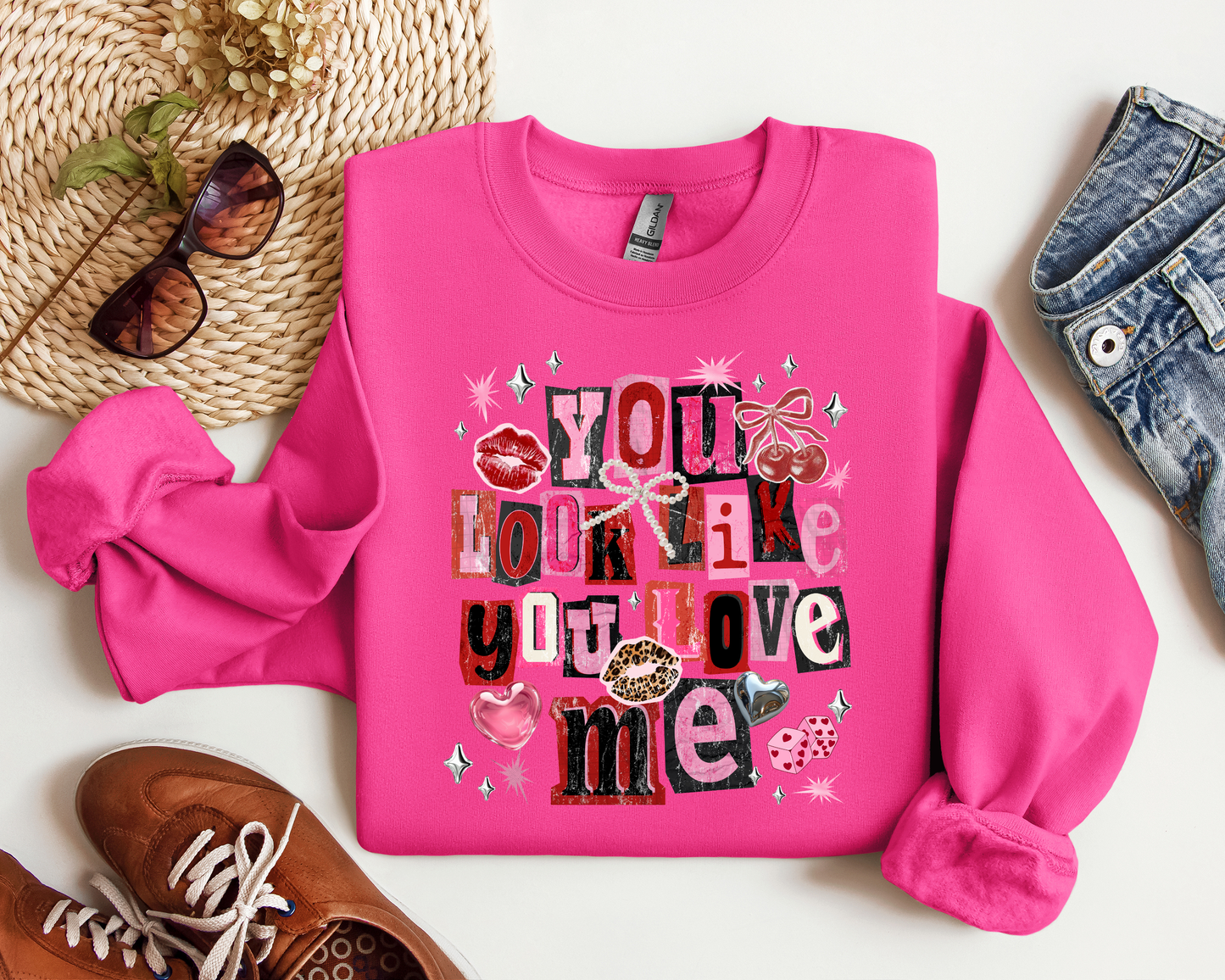 YOU LOOK LIKE YOU LOVE ME CREW