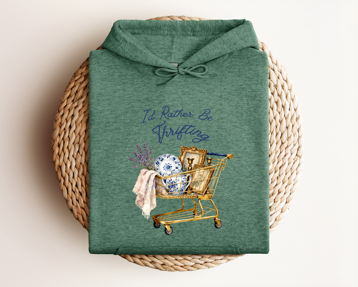 I'D RATHER BE THRIFTING HOODIE