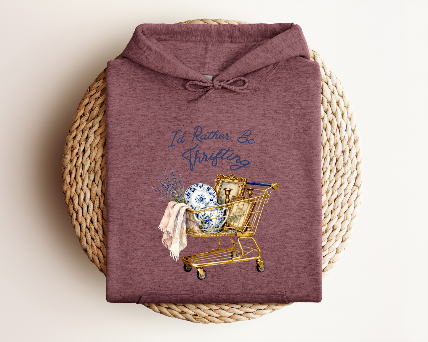 I'D RATHER BE THRIFTING HOODIE