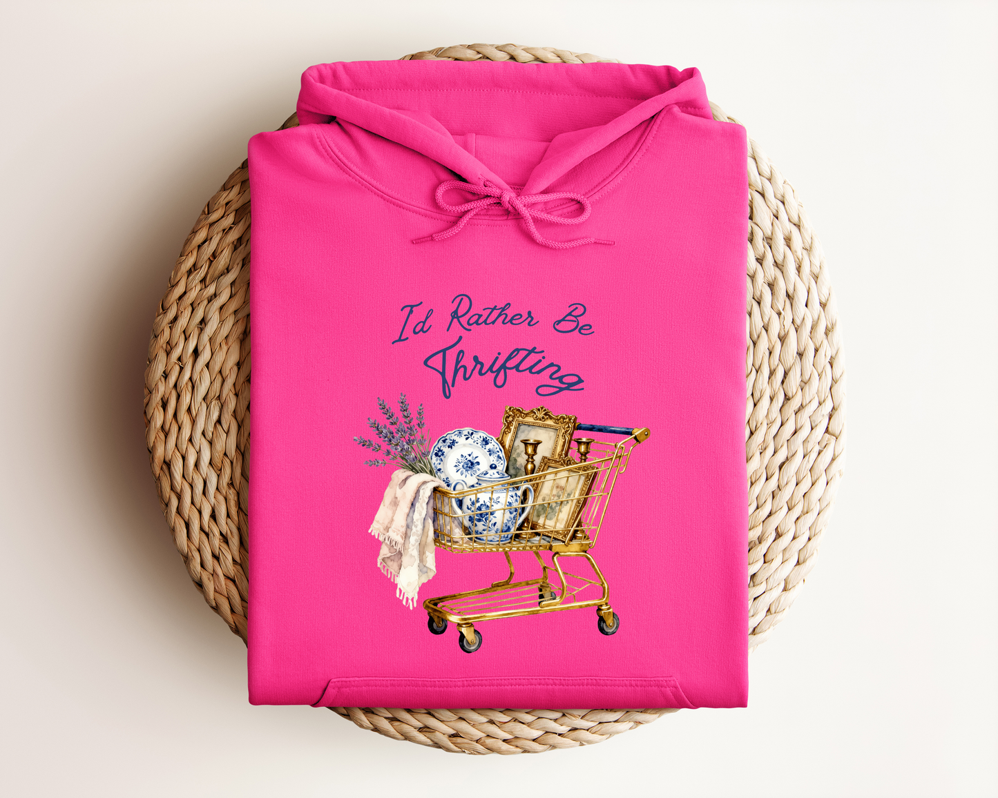 I'D RATHER BE THRIFTING HOODIE