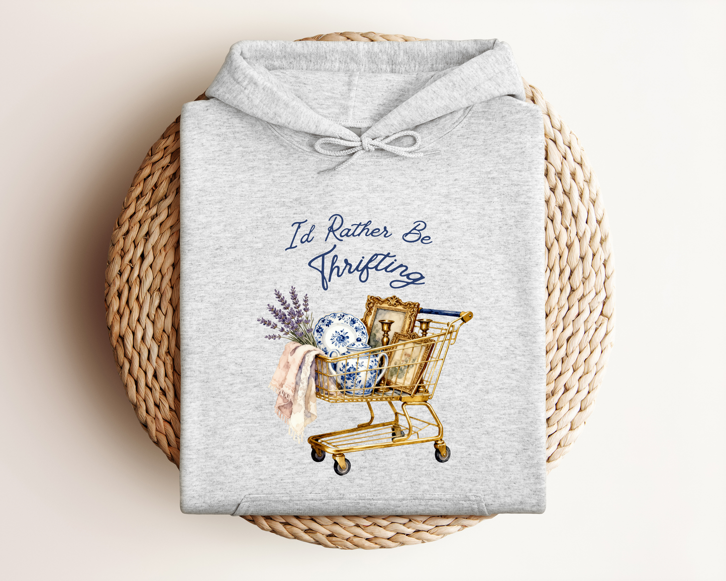 I'D RATHER BE THRIFTING HOODIE