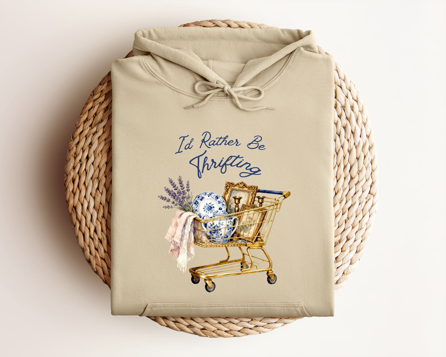 I'D RATHER BE THRIFTING HOODIE