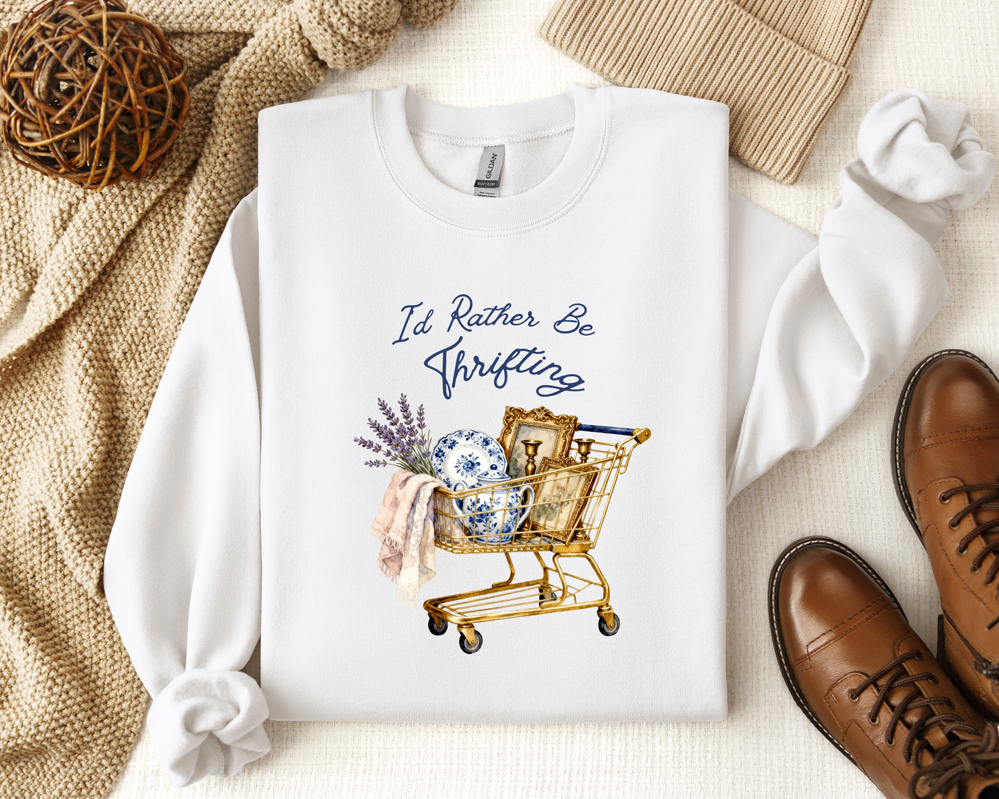 I'D RATHER BE THRIFTING CREW