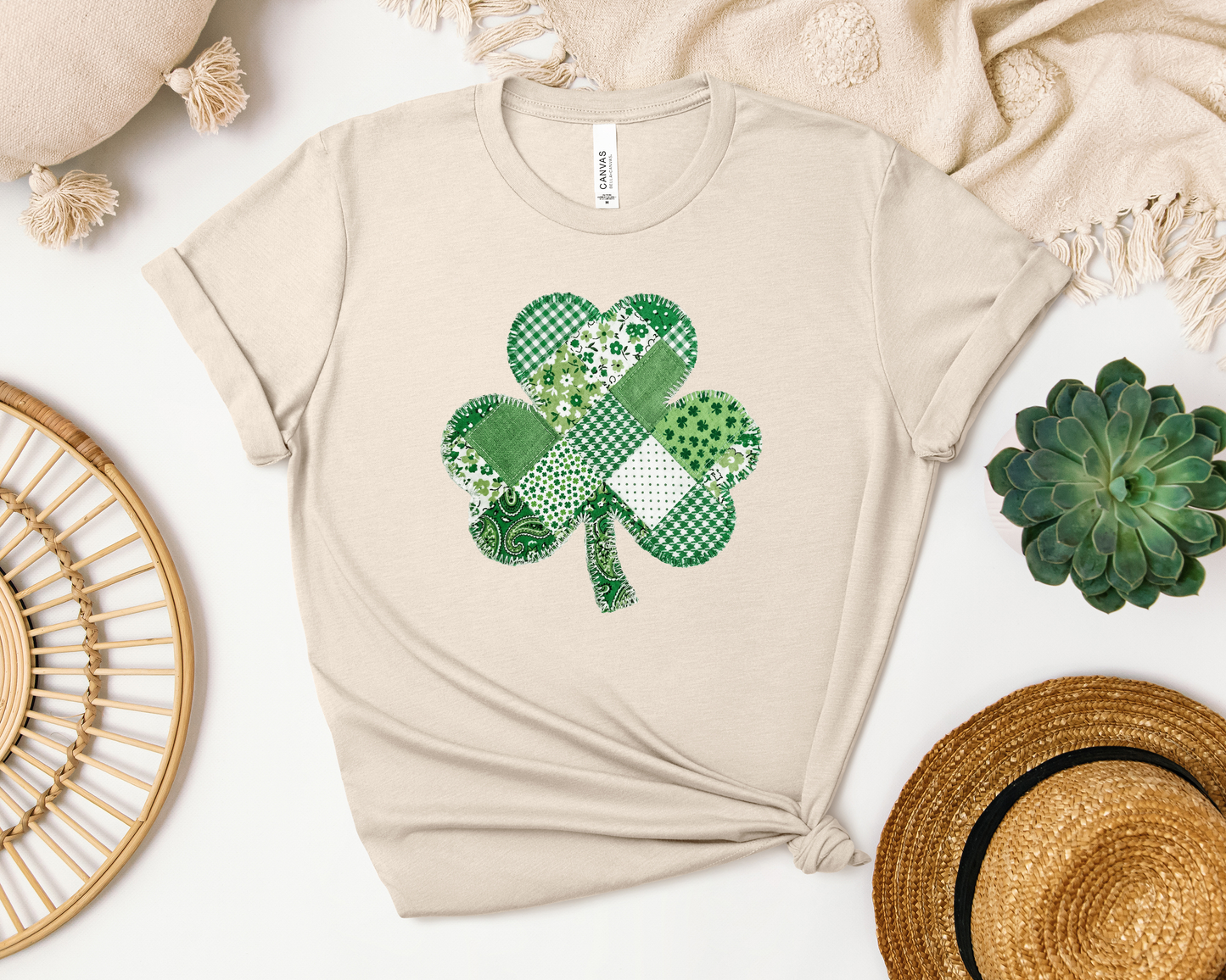 *NEW* SHAMROCK PATCHWORK SHIRT