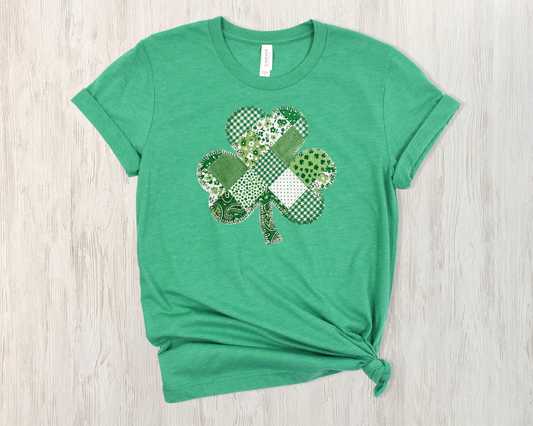 *NEW* SHAMROCK PATCHWORK SHIRT