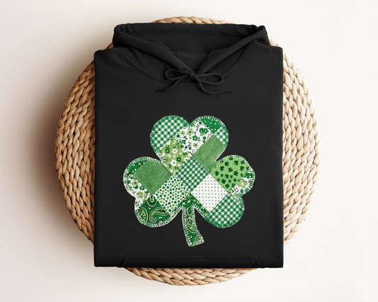 SHAMROCK PATCHWORK HOODIE