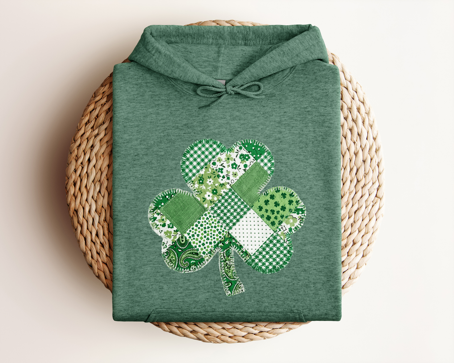 SHAMROCK PATCHWORK HOODIE