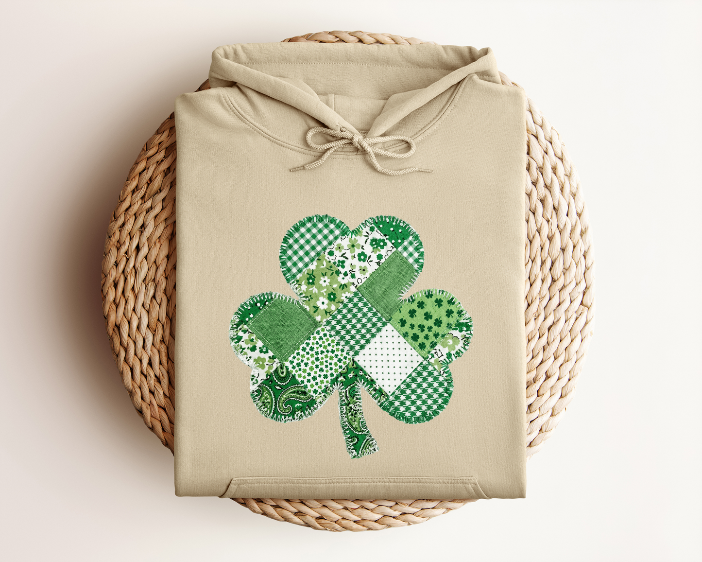 SHAMROCK PATCHWORK HOODIE