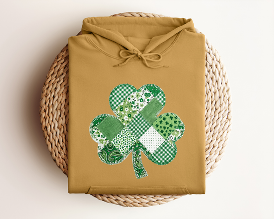 SHAMROCK PATCHWORK HOODIE