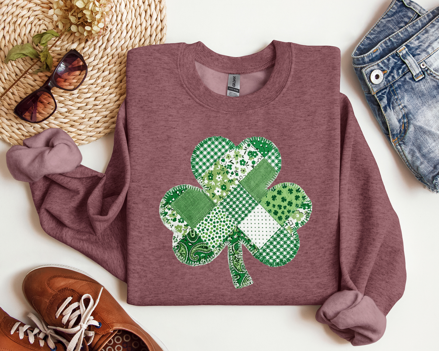 SHAMROCK PATCHWORK CREW