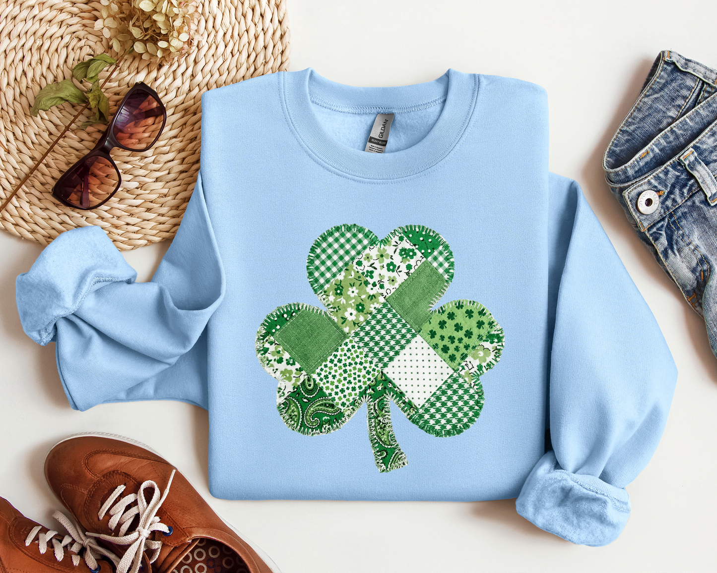 SHAMROCK PATCHWORK CREW