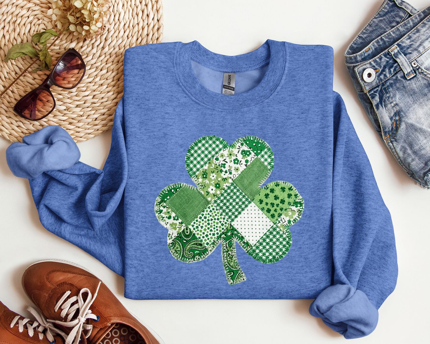 SHAMROCK PATCHWORK CREW