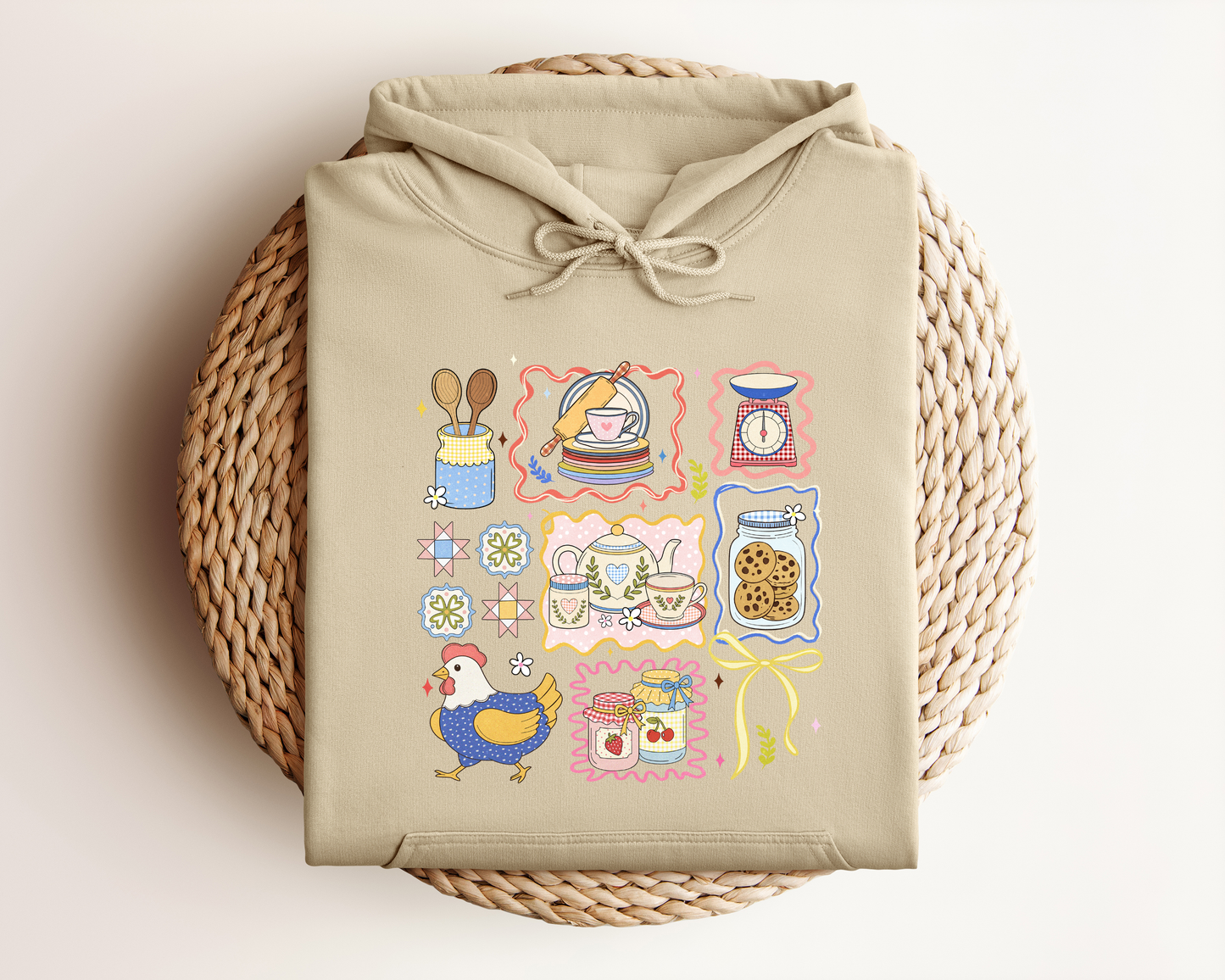 VINTAGE GRANNY SWEATER HOODIE