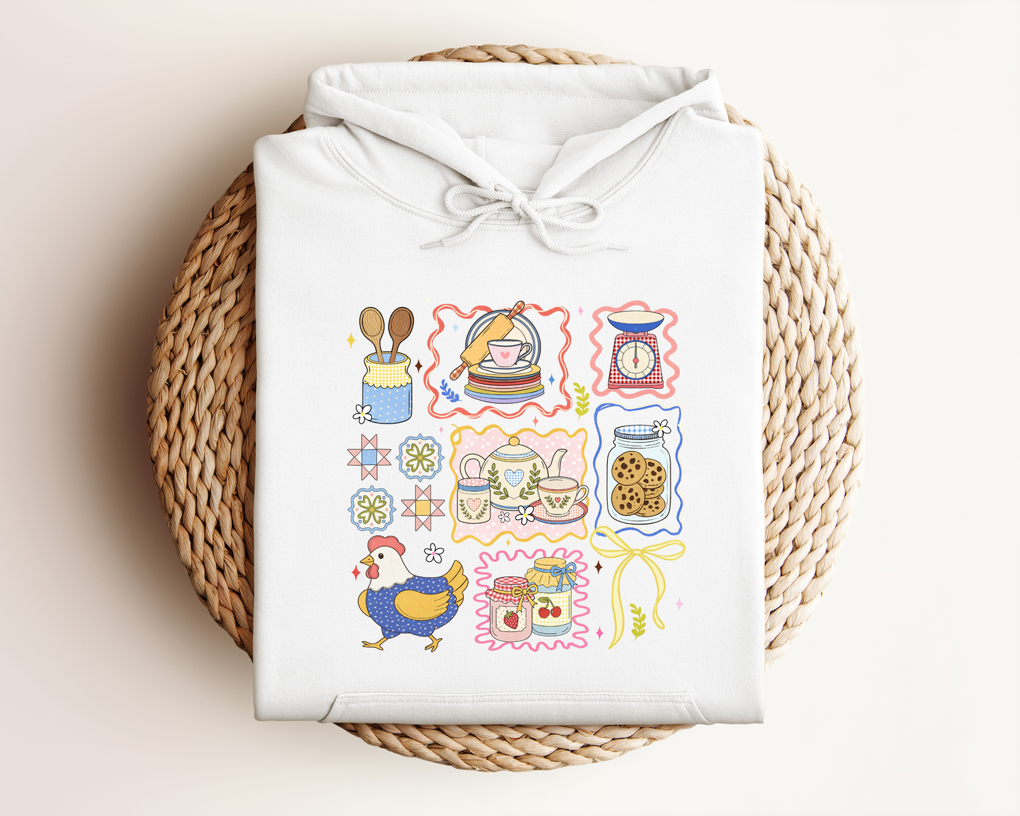 VINTAGE GRANNY SWEATER HOODIE