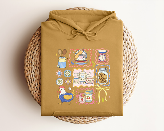 VINTAGE GRANNY SWEATER HOODIE