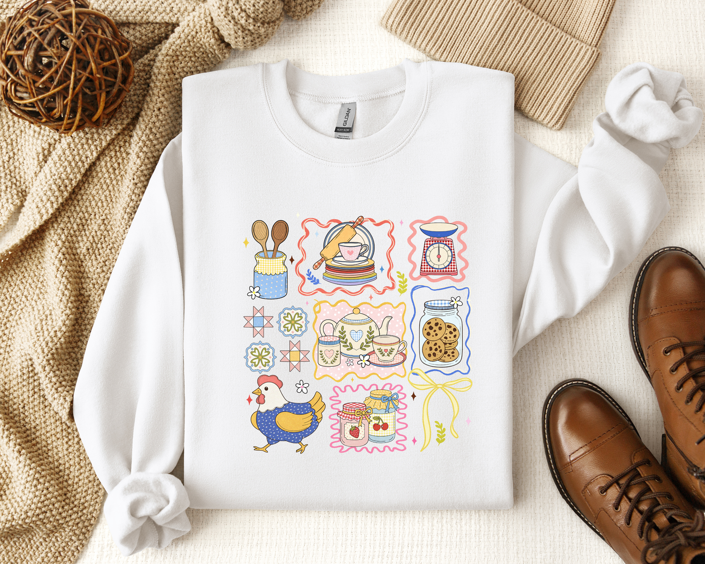 VINTAGE GRANNY SWEATER CREW