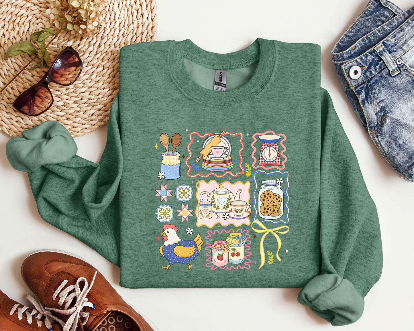 VINTAGE GRANNY SWEATER CREW