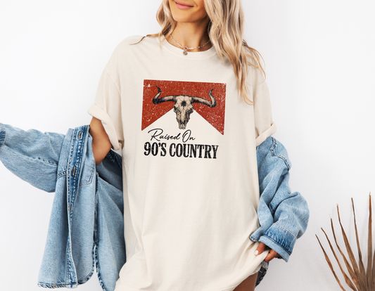 *NEW* RAISED ON 90'S COUNTRY CC SHIRT