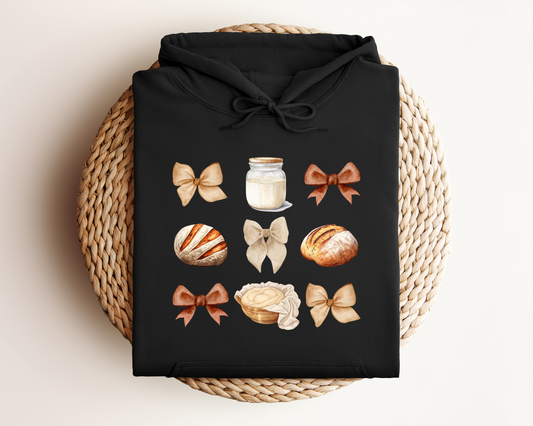 SOURDOUGH AND BOWS HOODIE