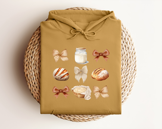 SOURDOUGH AND BOWS HOODIE