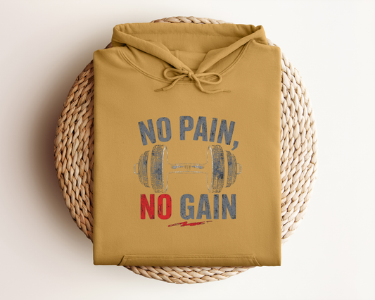 NO PAIN NO GAIN HOODIE