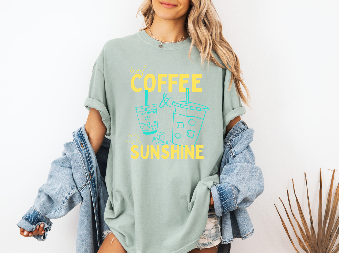 ICED COFFEE AND SUNSHINE CC SHIRT