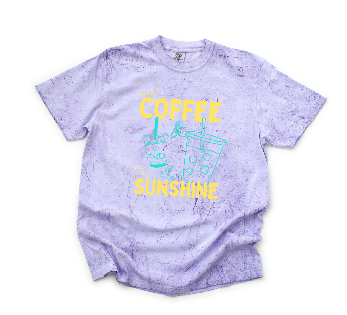 ICED COFFEE AND SUNSHINE CC SHIRT