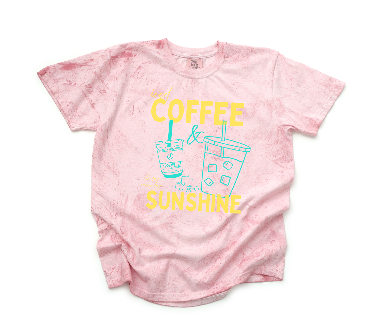 ICED COFFEE AND SUNSHINE CC SHIRT