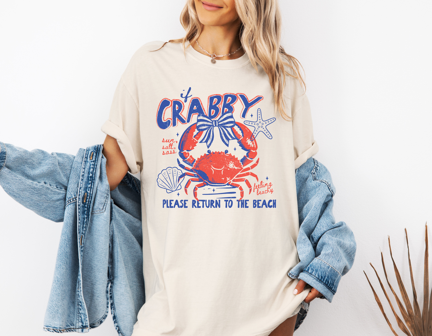 IF CRABBY PLEASE RETURN TO THE BEACH CC SHIRT