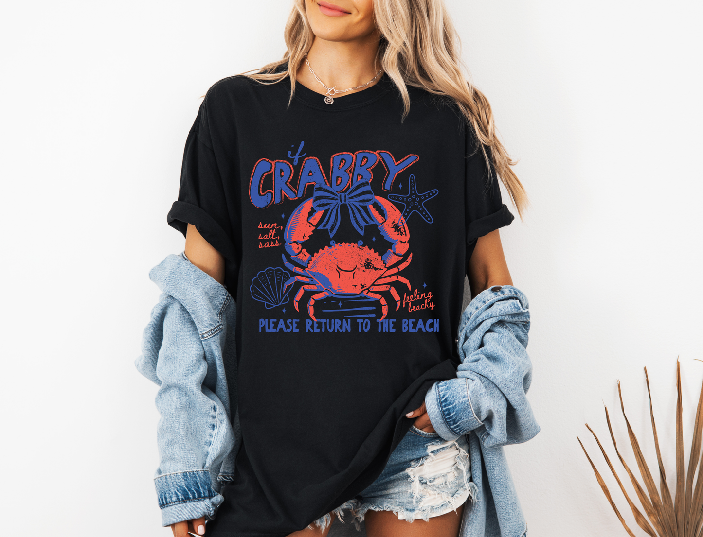IF CRABBY PLEASE RETURN TO THE BEACH CC SHIRT
