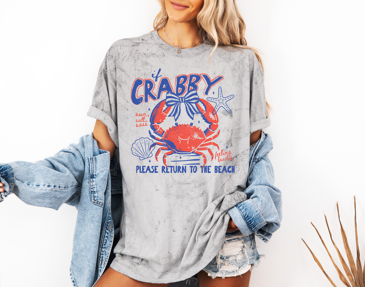 IF CRABBY PLEASE RETURN TO THE BEACH CC SHIRT