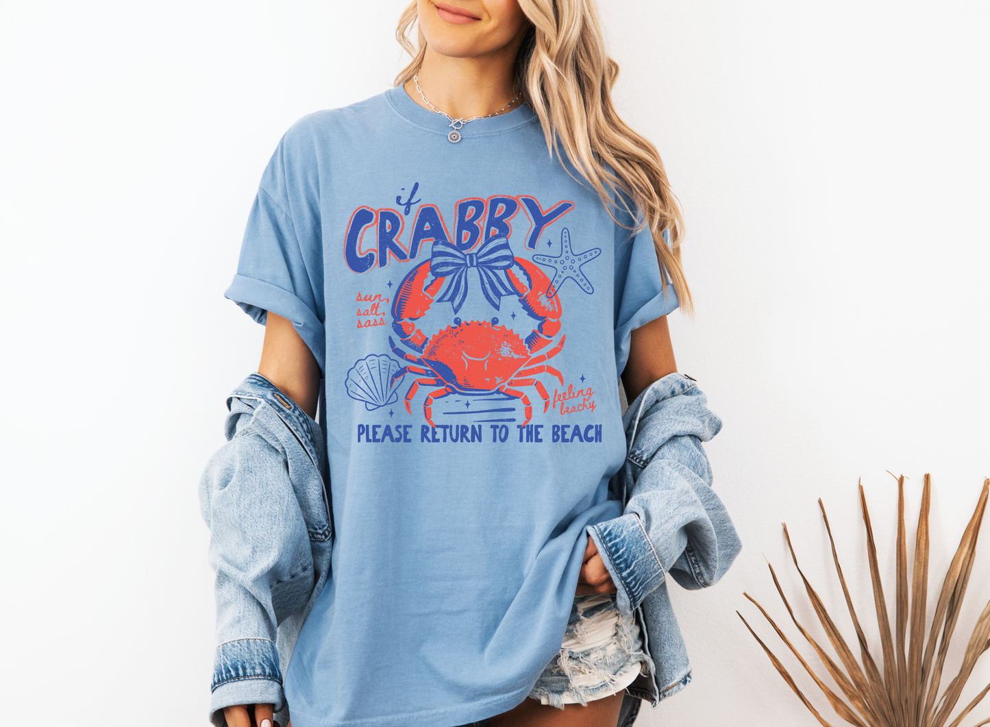 IF CRABBY PLEASE RETURN TO THE BEACH CC SHIRT