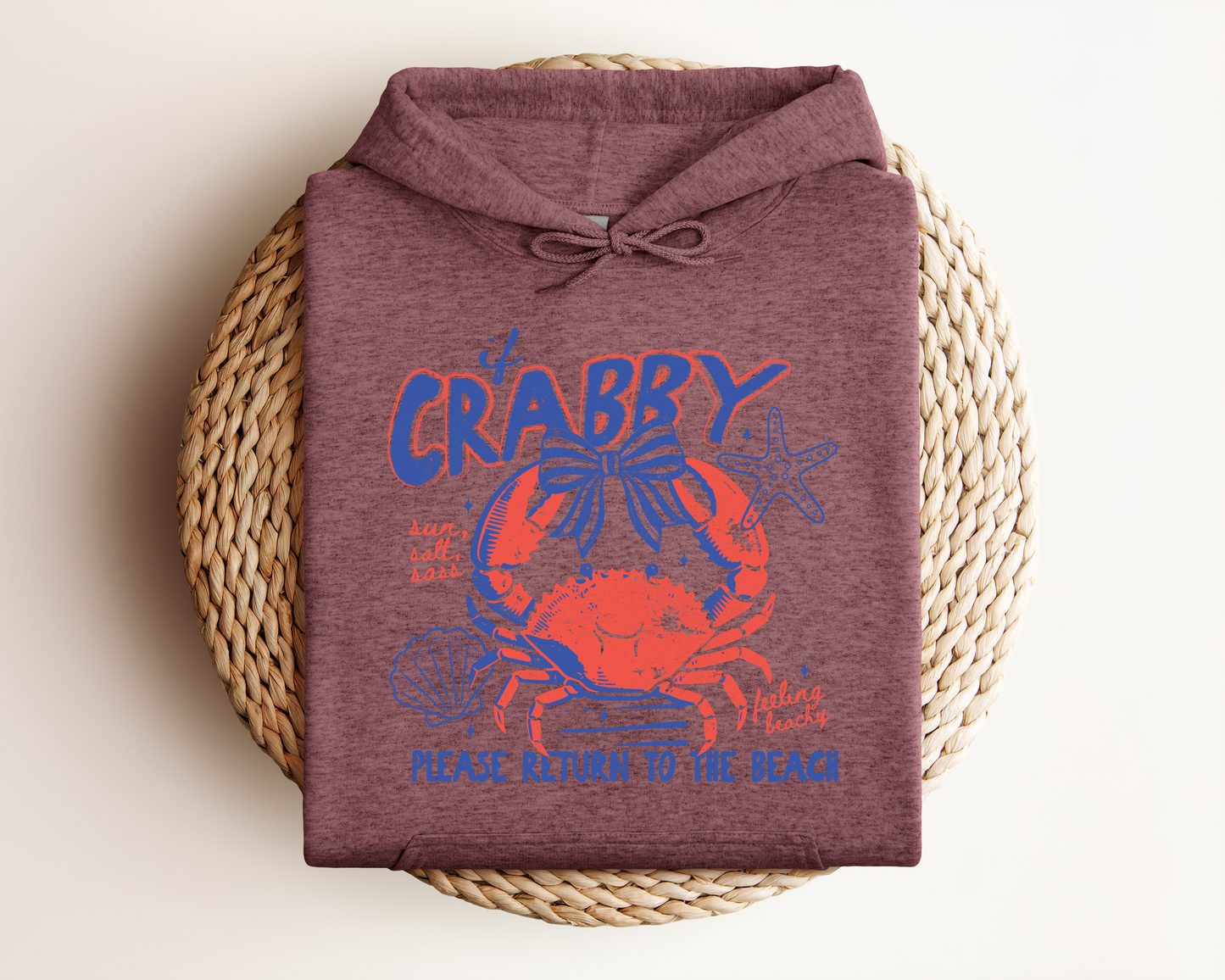 IF CRABBY PLEASE RETURN TO THE BEACH HOODIE
