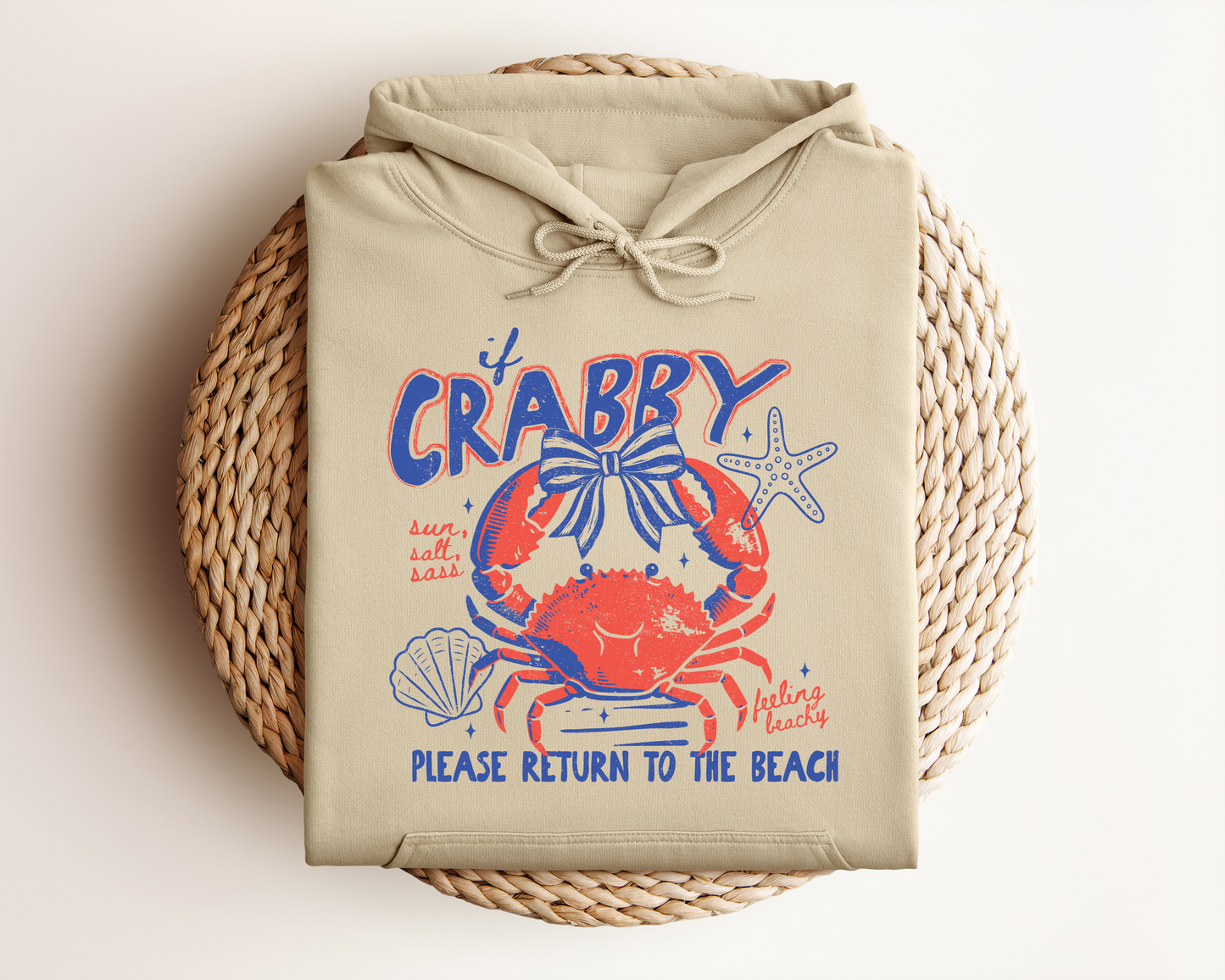 IF CRABBY PLEASE RETURN TO THE BEACH HOODIE