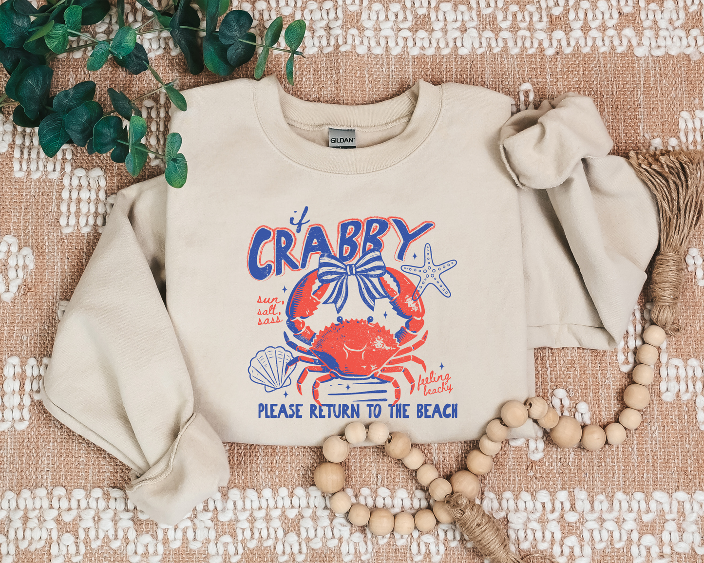 IF CRABBY PLEASE RETURN TO THE BEACH CREW