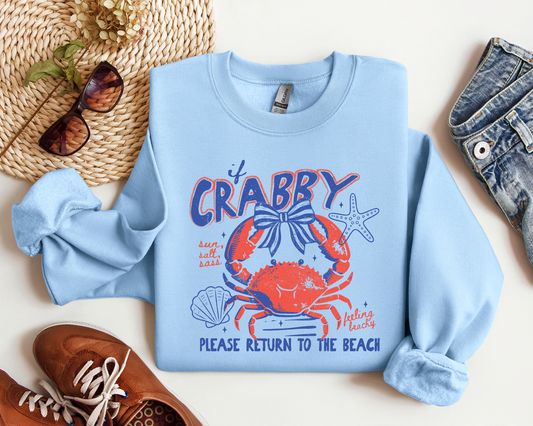IF CRABBY PLEASE RETURN TO THE BEACH CREW