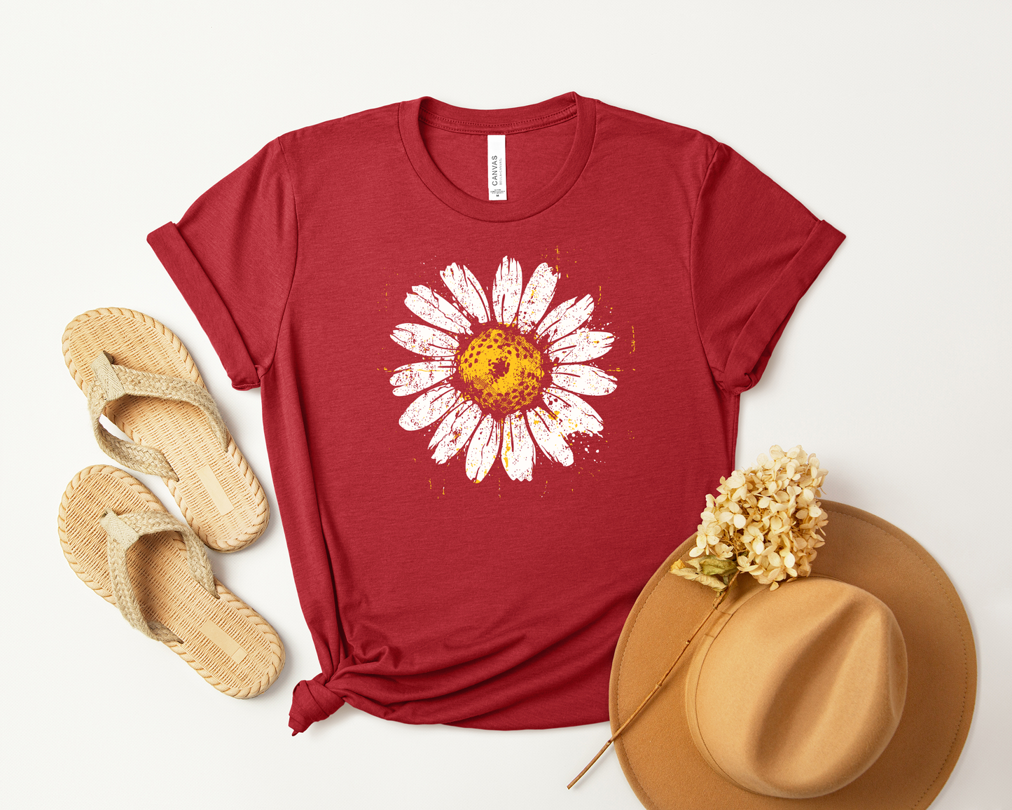 DISTRESSED DAISY SHIRT